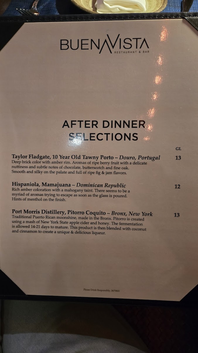 Menu Buena Vista Restaurant & Bar-4